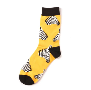 Chaussettes pour hommes en coton à motif animal unisexe en gros personnalisées - Product Image 2