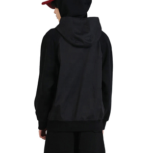 Sweat-shirt à capuche surdimensionné en coton doublé de satin pour homme - Product Image 2