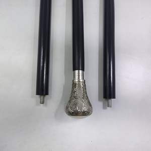 Bastones victorianos decorativos y bastones para hombres y mujeres-36 "Mango de latón de ébano marrón Bastón plegable Derby unisex - Product Image 5