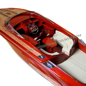 Modelo de artesanía RIVA RAMA 44, modelo de barco de madera de alta calidad para decoración náutica, hecho en Vietnam, regalo novedoso - Product Image 1