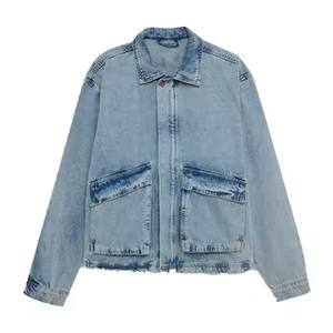 Veste en jean pour homme avec tarif personnalisé, légère et décontractée, respirante et confortable, veste en jean pour hommes, vêtements d'extérieur, tenues de fête - Product Image 5