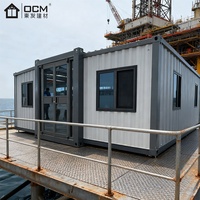 Maison conteneur extensible à structure en acier robuste, résistante au vent et aux tremblements de terre, villa modulaire préfabriquée pour les sites d'Afrique et d'Europe