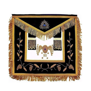 Vente chaude Tablier maçonnique à bas prix Tabliers maçonniques Regalia de haute qualité au design unique Tabliers de pavillon de couleur personnalisée - Product Image 6