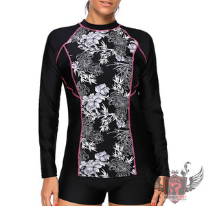 Camiseta de Compresión de Manga Larga para Mujer, Transpirable, con Logotipo Frontal Sublimado, Ajuste Ceñido y Duradero, para Entrenamiento y Fitness - Product Image 4