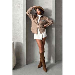 Blusas y Camisas de Gamuza para Mujer, Producto al por Mayor - Product Image 5