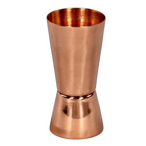 Viral Antique Design Jigger Couleur Or Rose Verres à liqueur en gros Utilisation pour les accessoires de bar faits à la main - Product Image 1