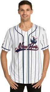 OEM/ODM Servicios Sublimado Jersey de béisbol etiqueta personalizada y diseño mejor precio Durable calidad bajo precio Jerseys de béisbol - Product Image 2