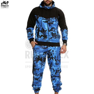 Custom Logo And Design Cool Outdoor <b>Camouflage</b> Tracksuits Printing Zip Drawstring Hoodie <b>Camouflage</b> Zipper Tracksuits For Men - Product Image 5