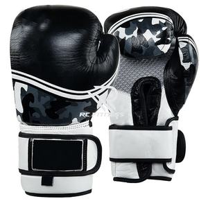 Guantes de Boxeo de Cuero Vacuno de Alta Calidad de 8OZ-16OZ con Impresión por Sublimación Personalizada para Adultos, MMA y Muay Thai - Product Image 1