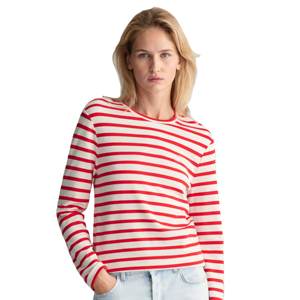 Haute qualité confortable femmes rayé à manches longues T-Shirt respirant Durable coton soie grande taille décontracté à la mode tricoté - Product Image 1