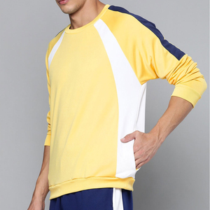 เสื้อสเวตเชิ้ตผู้ชายคุณภาพสูง ทรงหลวม คอวี สไตล์วินเทจ สำหรับฤดูหนาว รับสกรีนโลโก้ ทรงปกติ ยูนิเซ็กซ์ ผ้าฝ้ายออร์แกนิค 100% เนื้อผ้าฟลีซ สีพื้น - Product Image 2