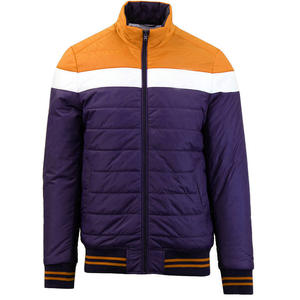 Veste légère à manches longues en polyester à fermeture éclair pour hommes, col montant, résistante à l'eau, à bulles compressibles - Product Image 5