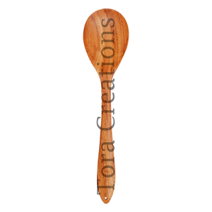 Cucharón redondo de madera de neem resistente, utensilio seguro para alimentos para servir y cocinar, sin usar productos químicos - Product Image 5