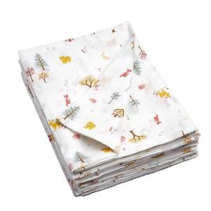 Serviettes en papier réutilisables 100% coton Tissu de conception florale écologique Super doux à séchage rapide Durable Durable Jetable - Product Image 1