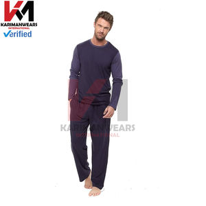 Conjunto de Pijama de Manga Corta para Hombre, Felpa Suave, Secado Rápido, Ligero, Transpirable, Ropa de Dormir Cómoda para Hombre - Product Image 3