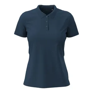 เสื้อโปโลผู้หญิงแบบยืดได้สำหรับการขายส่งเพื่อการส่งเสริมการขาย - Product Image 5