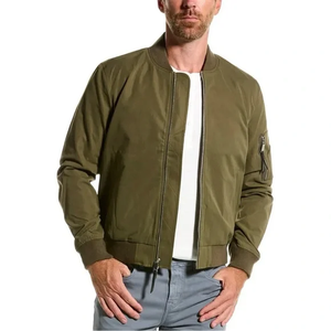 Chaqueta de bombardero transpirable 2024 con dos bolsillos con cremallera, chaquetas de hombre, ropa personalizada, chaqueta de Bombardero - Product Image 3