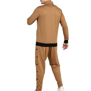 Ensemble de survêtement pour homme avec logo personnalisé, de haute qualité, respirant, pour l'hiver, deux pièces, avec sweat à capuche zippé et pantalon de jogging à taille élastique - Product Image 2