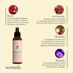 Auravedic tónico Kumkumadi 100ml - Product Image 3