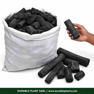 100% Natural Hardwood Lump Charcoal <b>BBQ</b> Restaurant Grade <b>Smokeless</b> Long Burning Bulk Export West Africa - Product Image 3