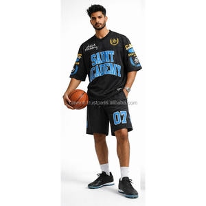 Service OEM, maillot de football américain pour hommes, logo personnalisé, haute qualité, dernier design, unisexe, manches courtes, grande taille, été - Product Image 2