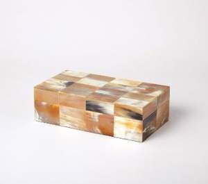 Exportador indio ofrece precio al por mayor caja de almacenamiento de joyería rectangular con incrustaciones de hueso de cuerno diseño plegable en muchos colores - Product Image 2