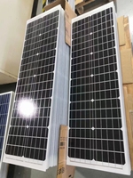 Panneaux solaires 60w Prise d'aviation Application de stationnement d'éclairage solaire différente d'abri d'arrêt de bus
