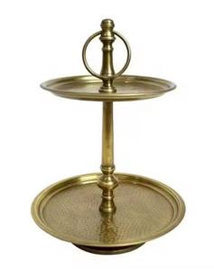 Soporte para pastel de boda, fiesta de cumpleaños, 2 niveles, soporte para pastel, soporte para pastel de Metal dorado para boda - Product Image 6