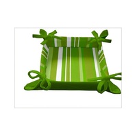 Panier de rangement de bureau simple, en tissu 100% coton et lin biologique, pliable, offre spéciale, certificat GOTS, ensemble de paniers de rangement pour aliments