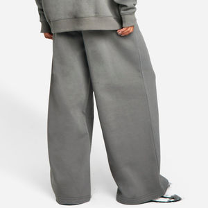 Pantalones de chándal lavados con ácido de mezcla de algodón para mujer Joggers holgados con cierre de cintura elástica Diseño de bolsillo de verano - Product Image 2