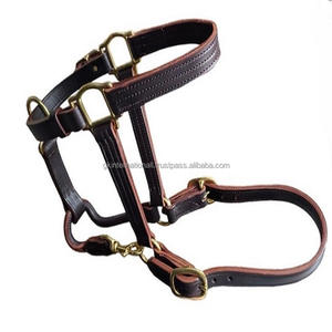 เชือกแขวนคอหนังฮาวาน่าสีน้ำตาลเย็บสามชั้นแบบปรับแต่งได้ทุกขนาดและสีพร้อมฮาร์ดแวร์ทองเหลือง - Product Image 3