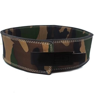 Cinturón de cuero personalizado al por mayor con equipo de seguridad de levantamiento de pesas para gimnasio Fitness soporte de espalda - Product Image 4