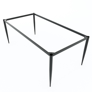 Système CONE II Concept HCCN023 - Pieds de table en fer de style industriel pour chaise de salle à manger, armoire de cuisine en métal et bois - Product Image 1