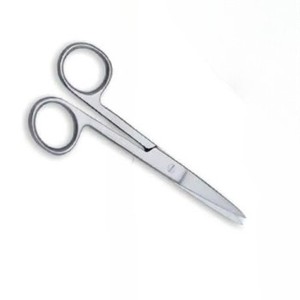 Ciseaux chirurgicaux droits et tranchants de 13 cm en acier inoxydable à usage unique pour pansements, coupes de sutures et procédures générales - Product Image 4