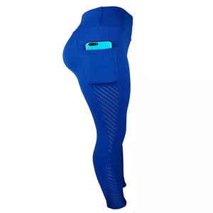 Mallas de Yoga de cintura elástica, pantalones de entrenamiento transpirables sin costuras, mallas de gimnasio de cintura alta para mujer, ropa deportiva elástica a prueba de sentadillas - Product Image 3