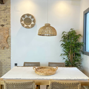 ตะกร้าผ้าฝ้ายหญ้าทะเลธรรมชาติตกแต่งผนังดีไซน์ใหม่ทำด้วยมือจากเวียดนาม - Product Image 2