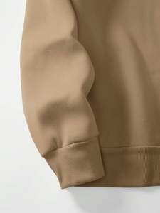 Sudadera sólida con media cremallera a precio directo de fábrica para hombre, sudadera informal de manga larga para hombre - Product Image 5