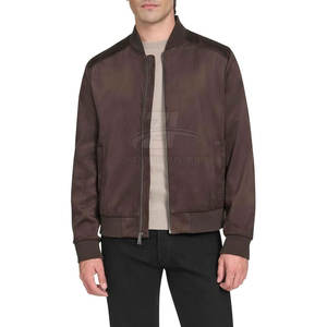 Unique Design Men Winter <b>Jacket</b> Top Selling Leather Made Breathable Men <b>Suede</b> <b>Jacket</b> In Reasonable Price - Product Image 2