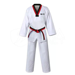 Uniforme de Taekwondo de último diseño para artes marciales, traje de Karate hecho a medida, uniforme de Taekwondo de nuevo diseño, MUESTRA GRATIS - Product Image 1