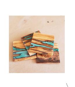 Posavasos de Madera y Resina de Primera Calidad Craft Valley, 400 mm de Diámetro, Diseño Moderno para Mesas de Comedor de Lujo - Product Image 1