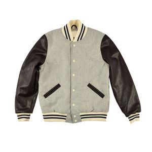 Veste universitaire de baseball collégial de style sport de club OEM design d'équipe personnalisé veste de vêtements d'extérieur pour hommes avec impression de lettres audacieuses - Product Image 5