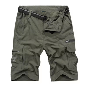 Pantalones cortos de tablero de estilo informal con patrón sólido al por mayor 2025, secado rápido, protección UV, actividades acuáticas al aire libre, malla ecológica - Product Image 3
