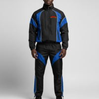 Trajes Deportivos Casuales de Algodón Transpirable con Estampado de Parches Personalizados al por Mayor para Hombre, Impermeables