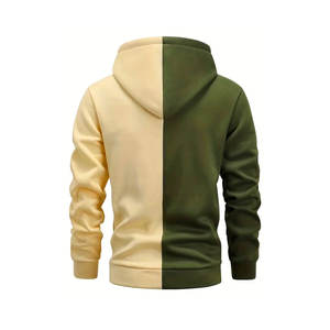 Sweat à capuche 100% coton, lavé à la pierre, surdimensionné, design boxy, court, brodé - Product Image 3