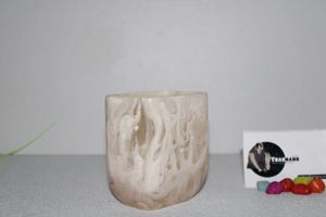 Portalápices de resina en color rosa y diseño de Bata para el restaurante de la oficina en casa Tradnary - Product Image 6