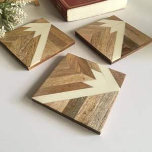 Hot Selling Round Bone Inlay Solid Wooden Tea Cup Mats <b>Coaster</b> Standard Dinnerware <b>Drink</b> <b>Coaster</b> in Affordable Price - Product Image 5