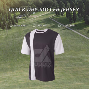 เสื้อฟุตบอลโพลีเอสเตอร์ 100% ลดราคาพิเศษ พิมพ์ลายดิจิตอลแบบซับลิเมชั่น แขนสั้น ป้องกันแบคทีเรีย แห้งเร็ว ระบายอากาศดี รับผลิตแบบ OEM - Product Image 3