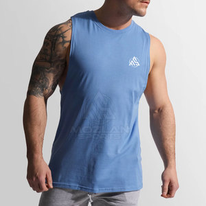 Fitness Clothing Quick Dry <b>Men</b> <b>Singlets</b> Cotton Polyester Made High Quality <b>Singlets</b> <b>For</b> <b>Men</b> - Product Image 5