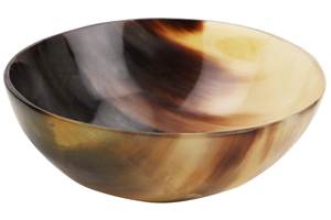 ชามเขาควายแบบสองโทนสำหรับตกแต่งทำด้วยมือจากเขาควายแท้ธรรมชาติสินค้าผลิตอย่างยั่งยืน - Product Image 3