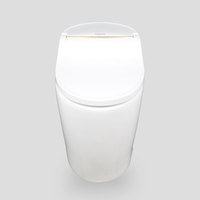 Toilette intelligente TREVI TST-DX5R00RS_D1 Bidet de luxe intelligent et écologique siège à chasse d'eau automatique chauffant fabriqué en Corée bol allongé